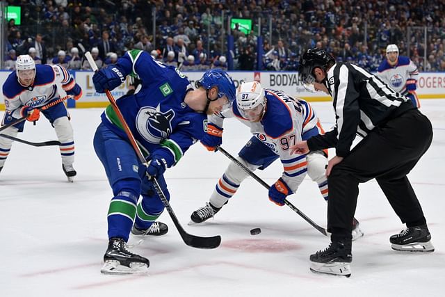 Edmonton Oilers v Vancouver Canucks - Game One