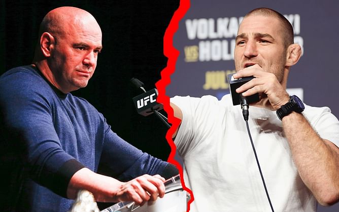 Sean Strickland: "The UFC does not do the f-ing right things unless you hold them at f-ing gunpoint"