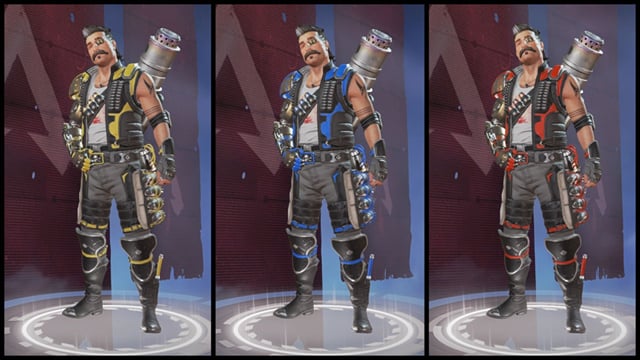 Smooth Rider Apex All Fuse skins in Apex Legends