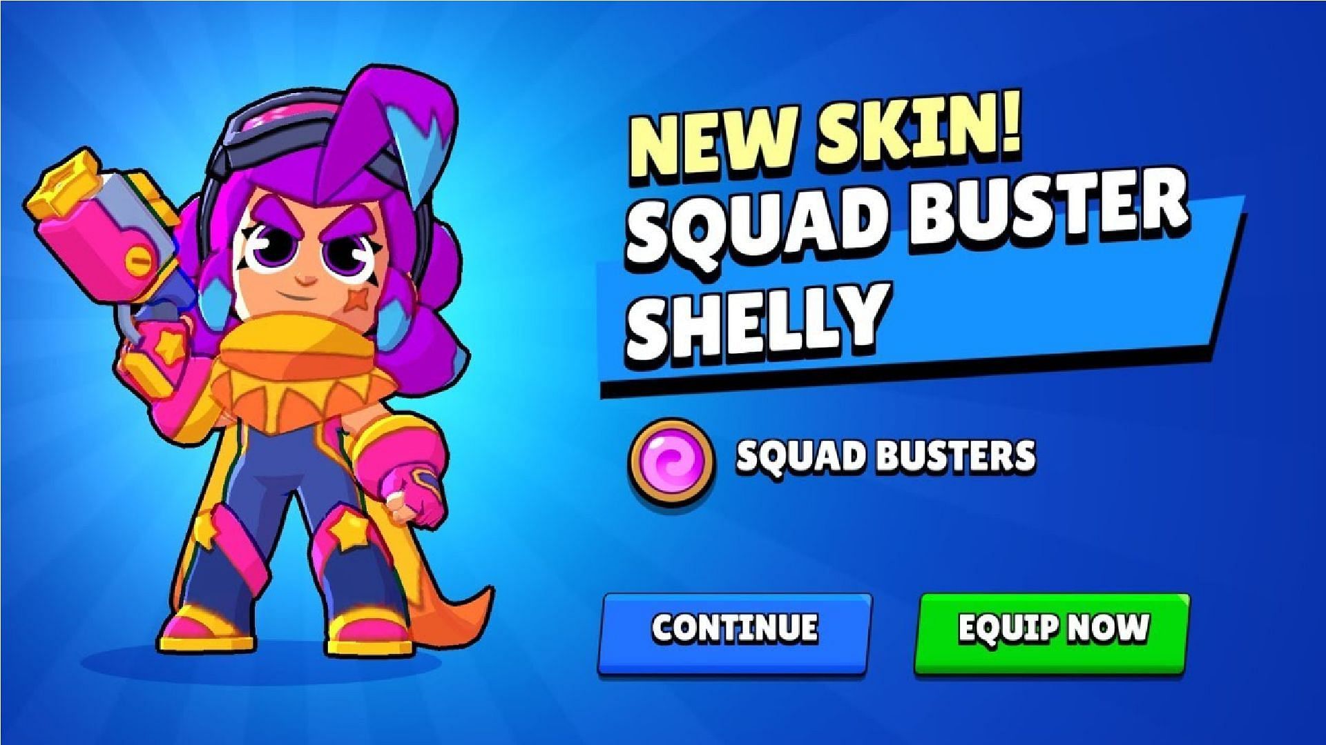 Get free Squad Buster Shelly Skin in Brawl Stars