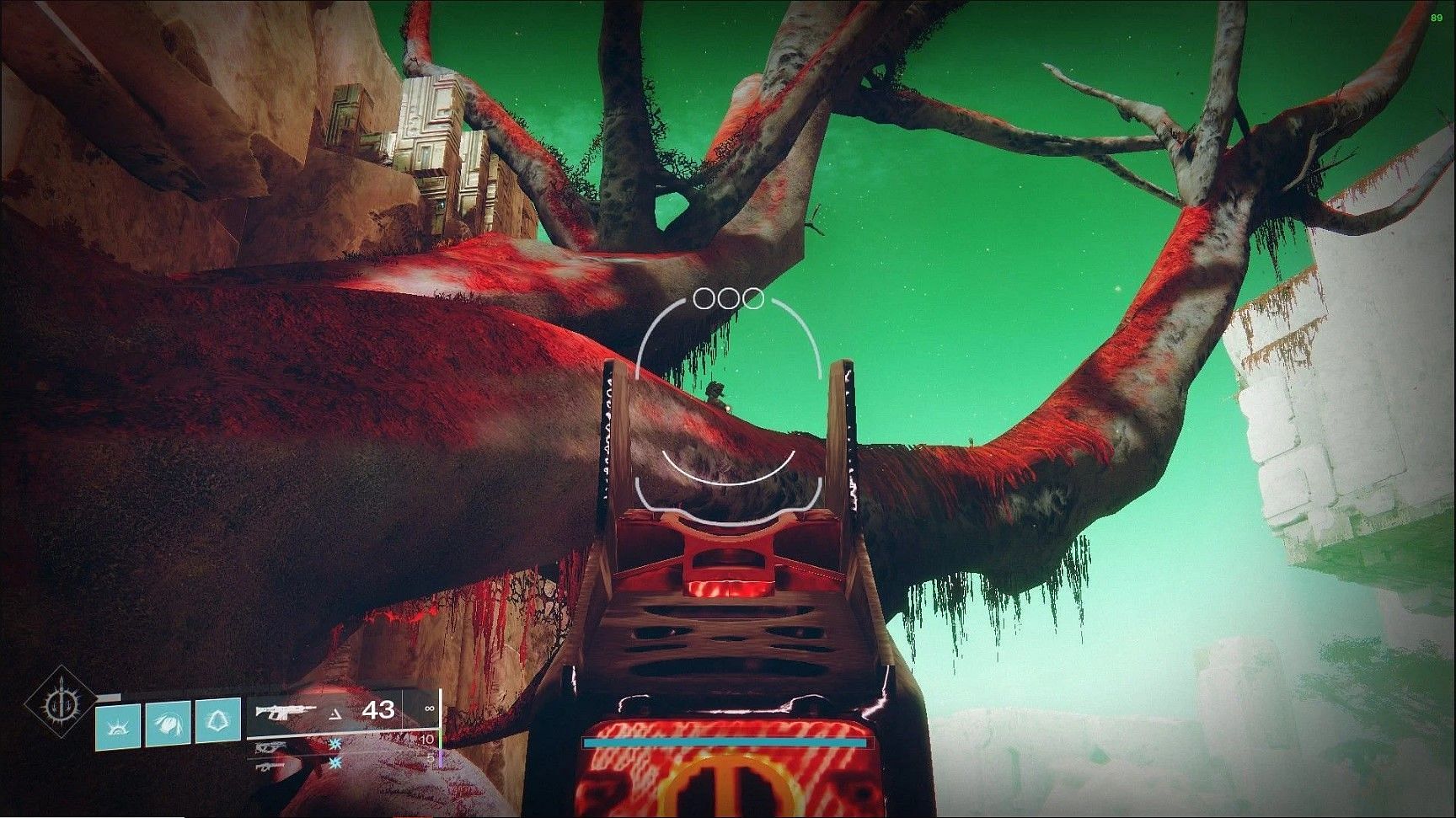 Xur location on Nessus (Image via Bungie) 