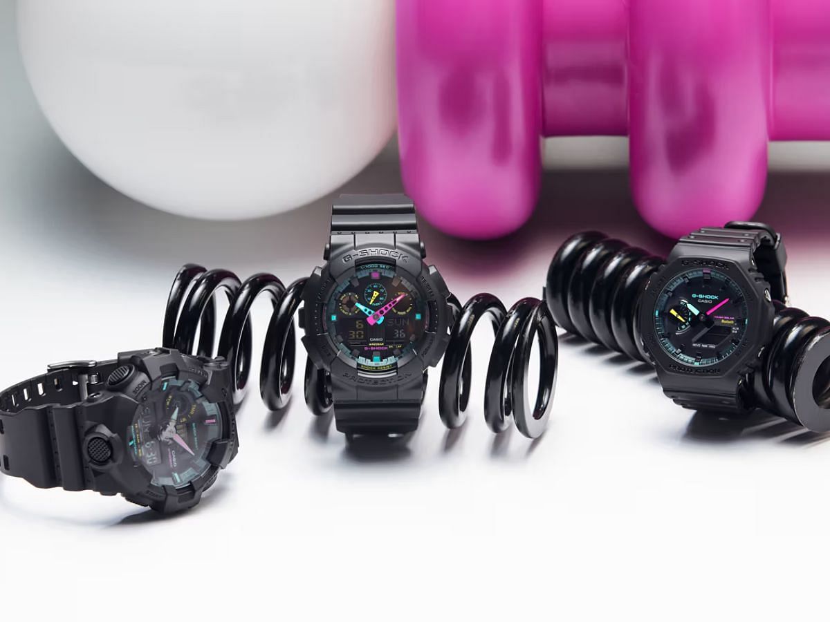 Multi-Fluorescent Accents Collection from G-SHOCK (Image via Casio)