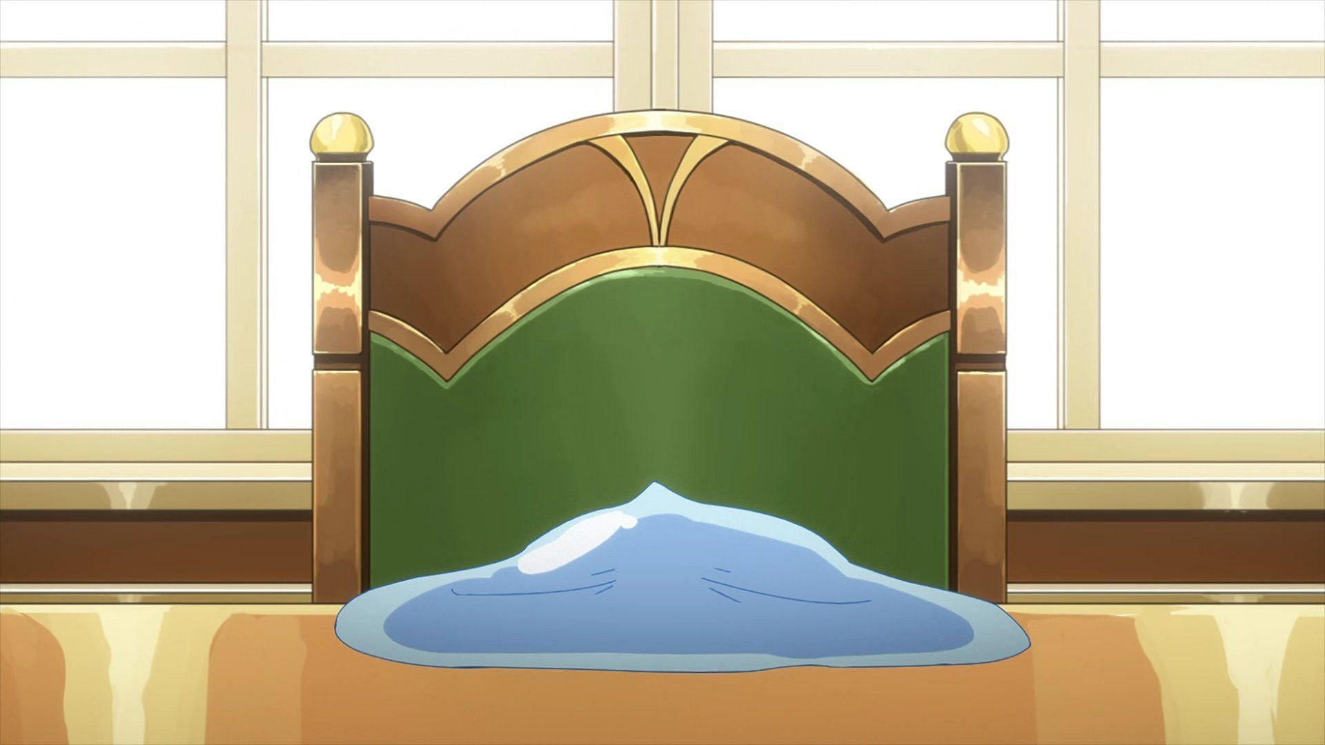 Rimuru Tempest, as seen deflated in the anime (Image via 8Bit)
