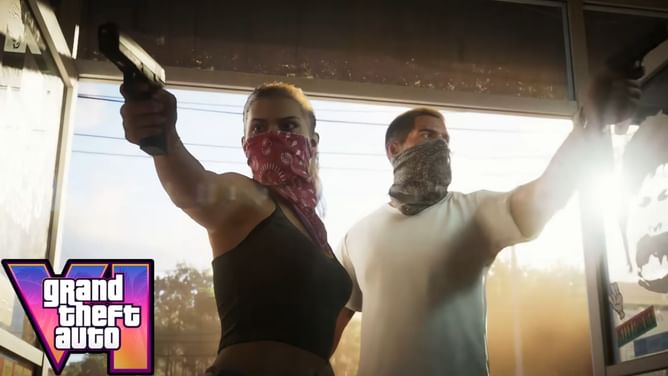 Someone drew GTA 6's Lucia and Jason in a unique art style, and fans couldn't help but react