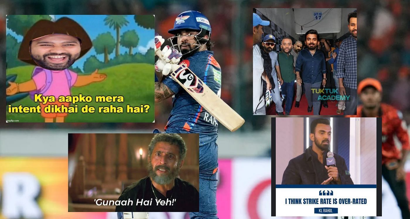SRH के खिलाफ केएल राहुल ने 33 गेंद में 29 रन बनाये (photos: X)