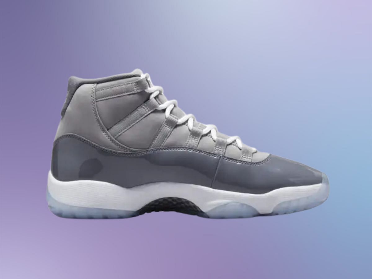 Air Jordan 11 Retro Low &quot;Cool Grey&quot; (Image via Nike)