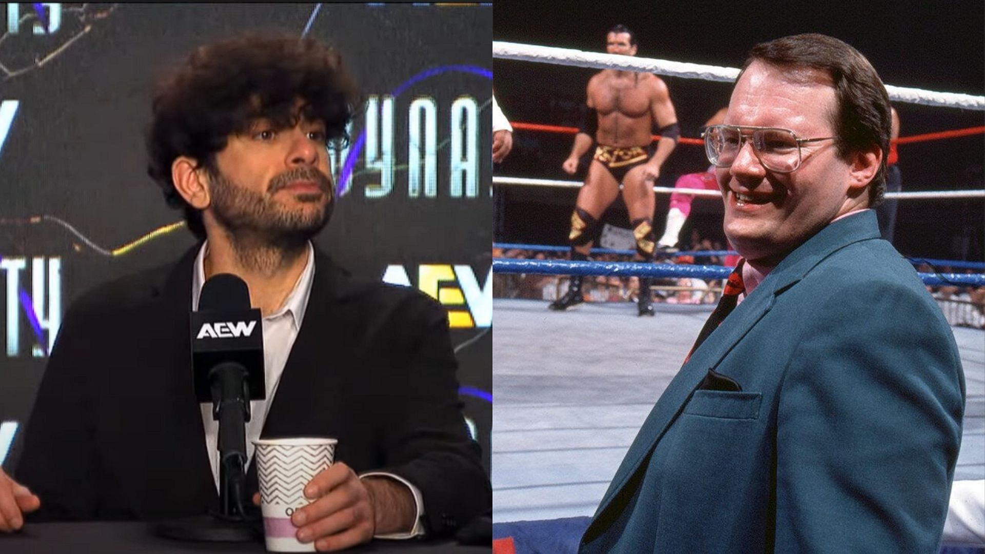 Jim Cornette is a WCW veteran and Tony Khan is the president of AEW [Photos courtesy of WWE