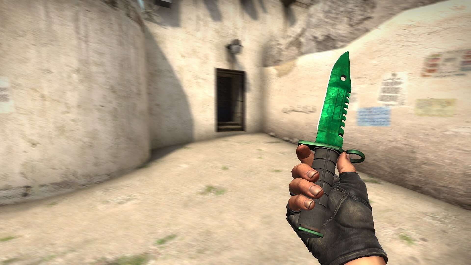 M9 Bayonet Doppler Emerald (Image via Valve)