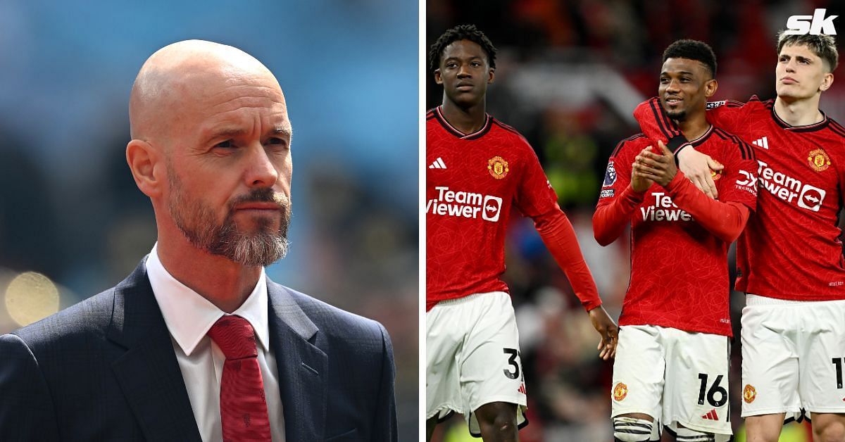 Erik Ten Hag shares emotional moment with Garnacho and Mainoo