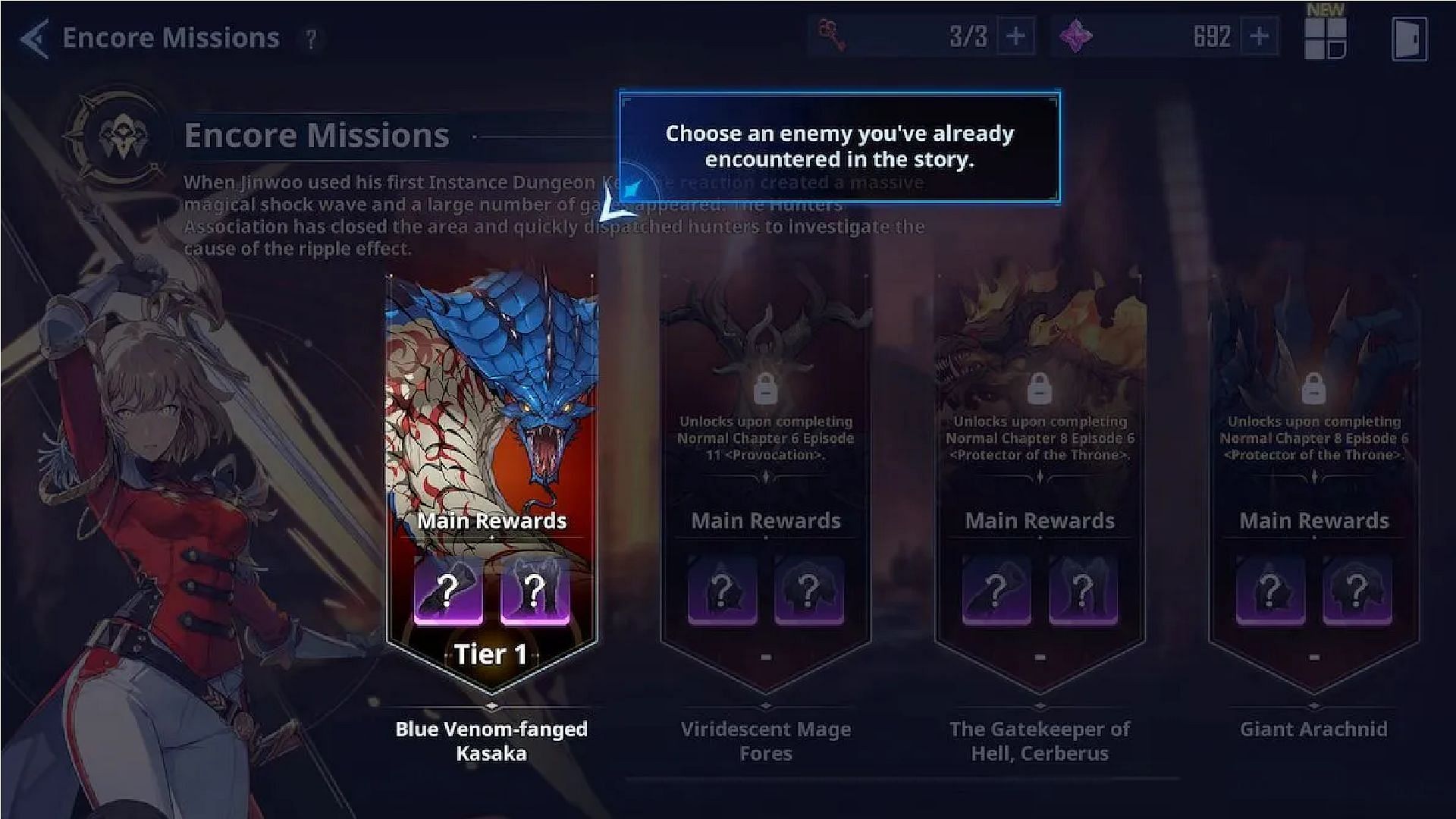 Encore Missions can help you increase your Reputation level (Image via Netmarble)
