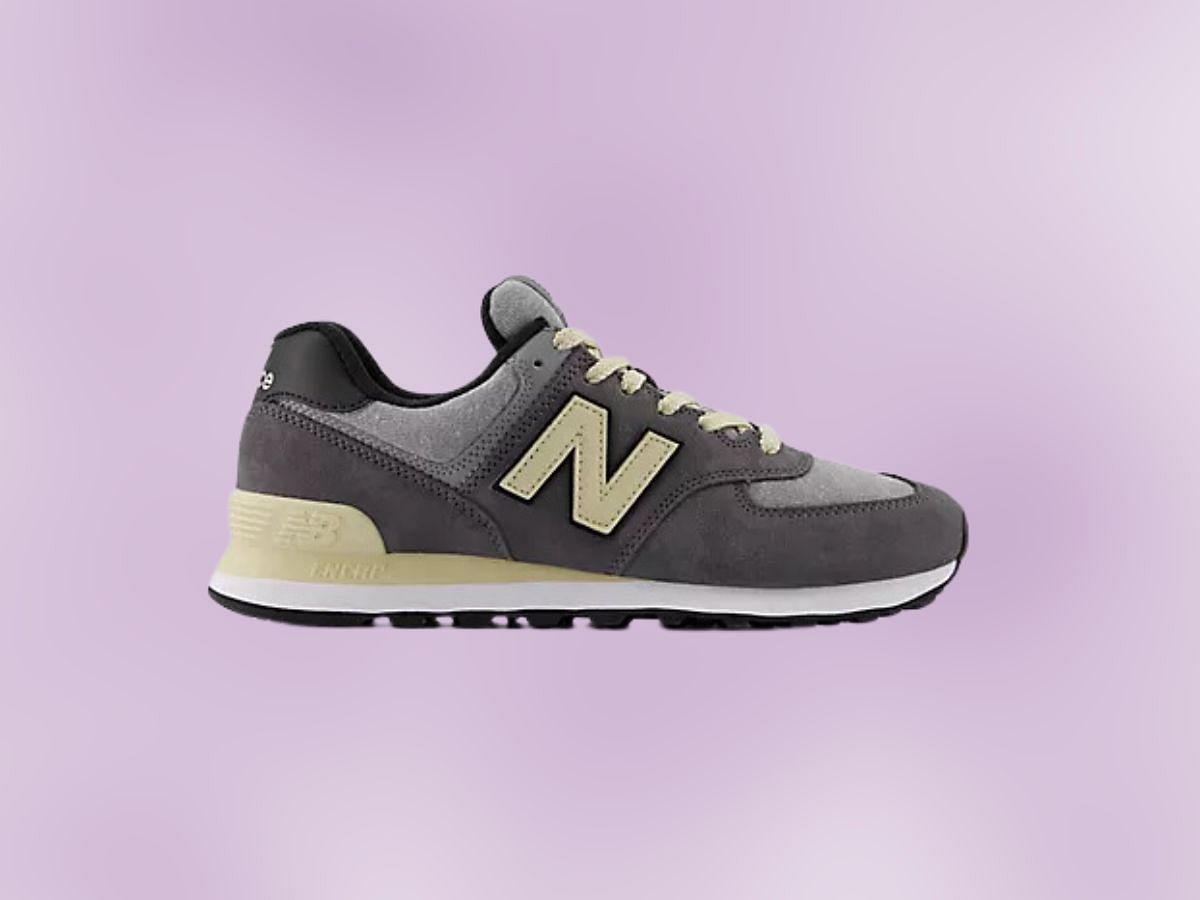 New Balance 574 &quot;Magnet with sandstone&quot; sneakers (Image via New Balance)