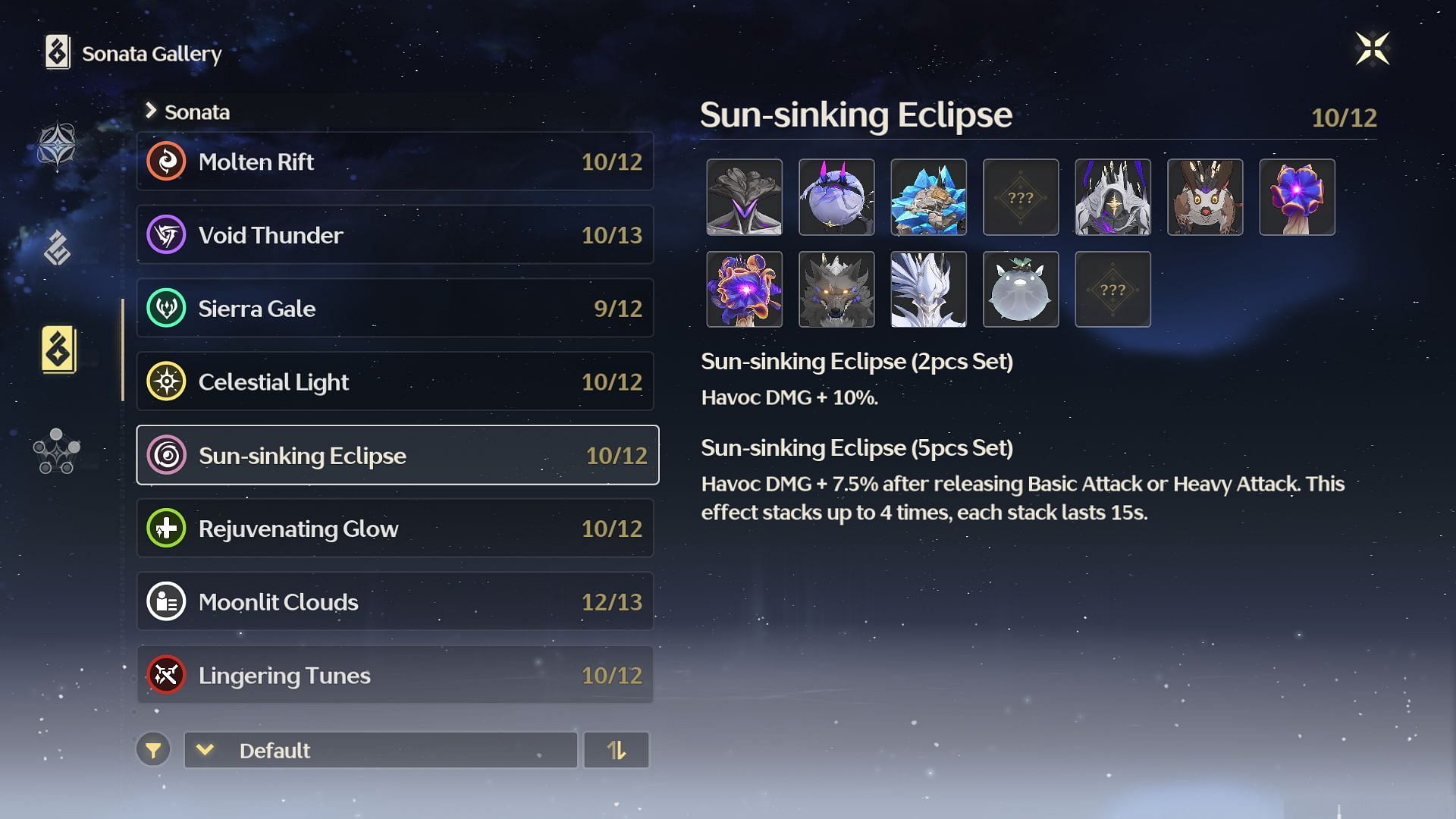 Sun-sinking Eclipse is the best set (Image via Kuro Games)