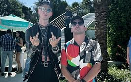 Michael Chandler explains viral photo with Machine Gun Kelly after fan backlash