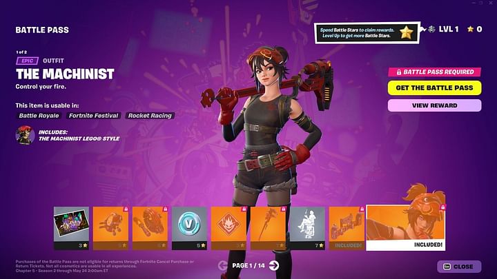 Fortnite Chapter 5 Season 3 Battle Pass: Full list of every skin from ...