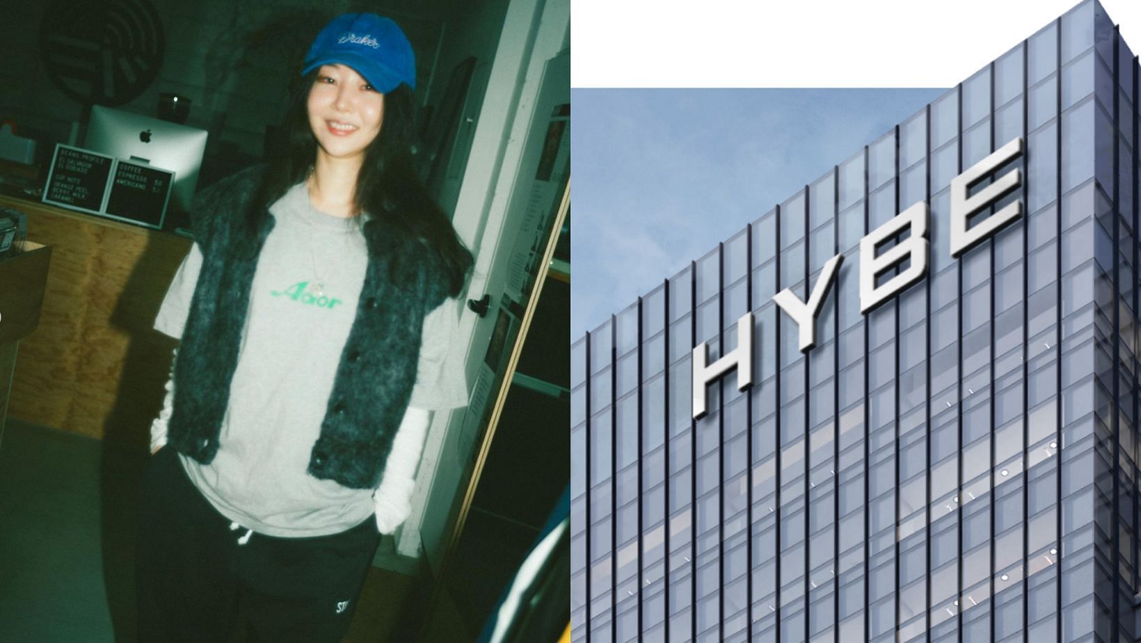 HYBE reaffirms claims against Min Hee-jin for attempting to crash its stock. (Images via HYBE website &amp; Instagram/@min.hee.jin)