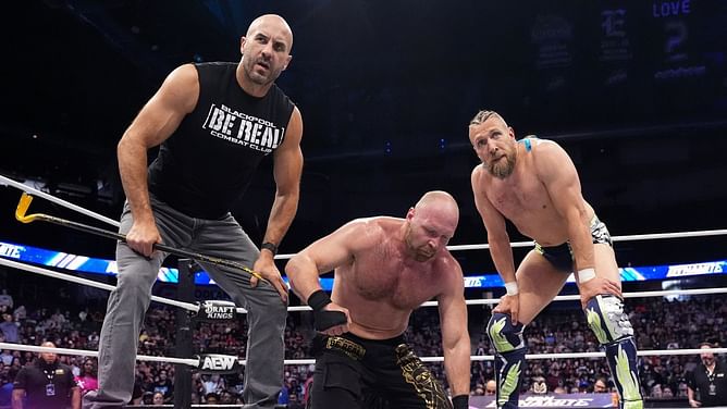 6ft 2in AEW star warns Blackpool Combat Club ahead of major match against Jon Moxley