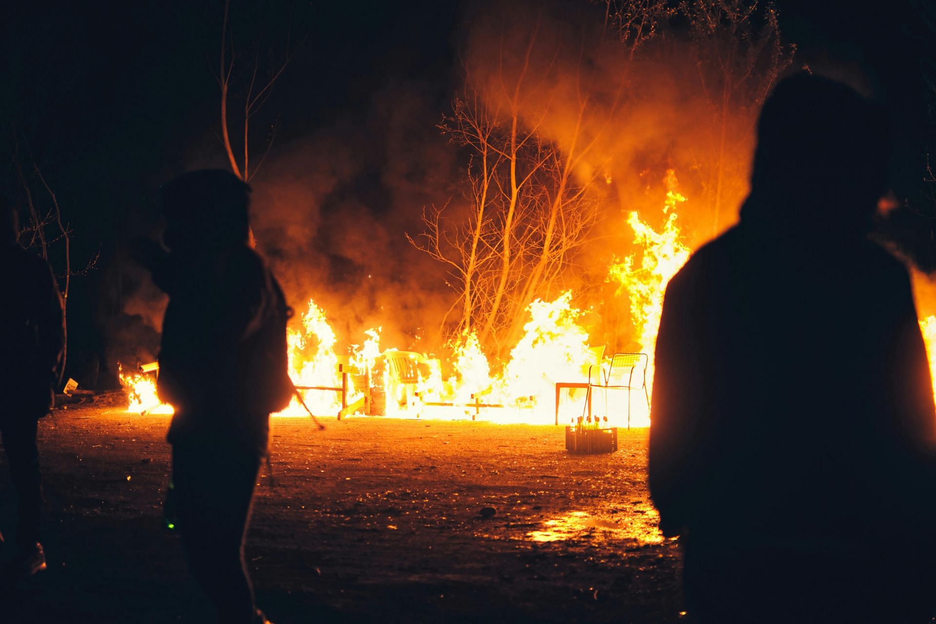 Gregory Scott Collins was killed and his house set on fire (Image via Pexels)