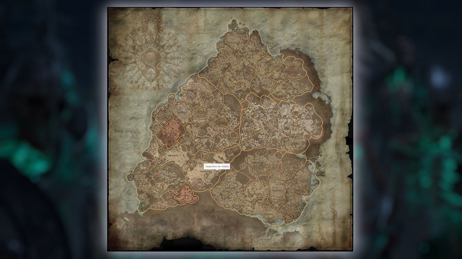 The Hanged Man&#039;s Hall dungeon is located in Kehjistan (Image via Blizzard Entertainment)