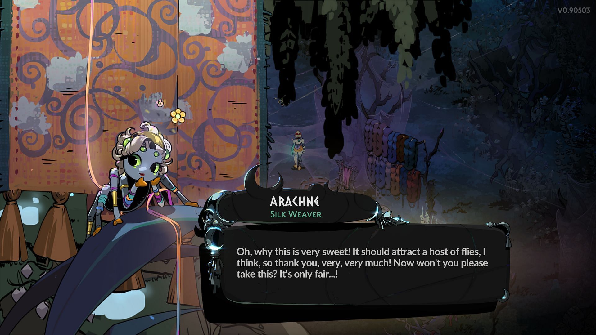 Arachne is a reliable companion in Hades 2 (Image via Supergiant Games)