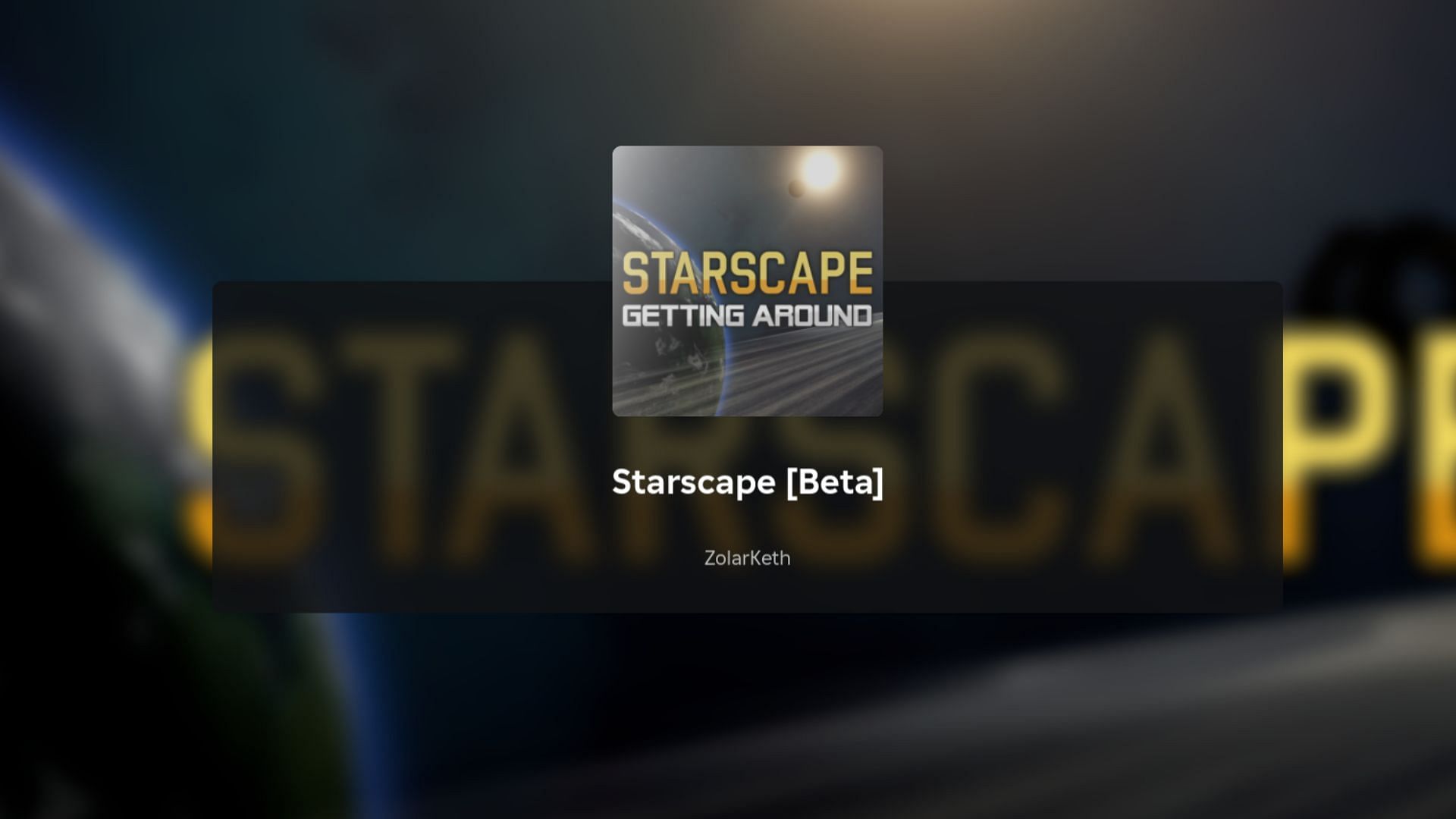 Starscape is a good space game (Image via Roblox || Sportskeeda)