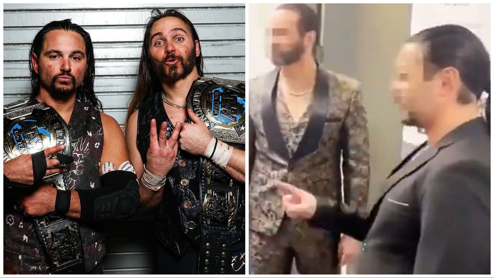 The Young Bucks with the AEW World Tag Team Titles, The Bucks return to BTE/BTDO