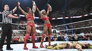 Jade Cargill gets emotional about 7-year-old daughter moments after winning WWE Women's Tag Team Titles at Backlash 2024