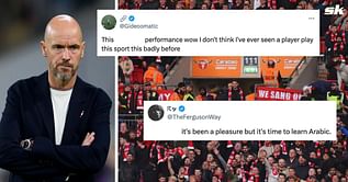“Worst individual performance I’ve seen”, “0/10 showing” - Manchester United fans slam 'awful' display from star player in 4-0 loss to Palace