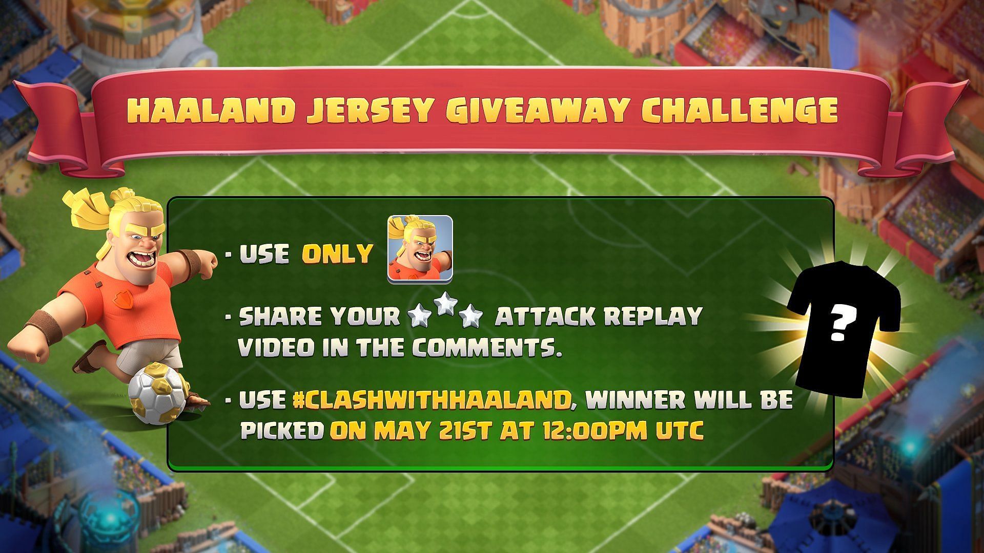 Steps to participate in the contest (Image via Supercell)