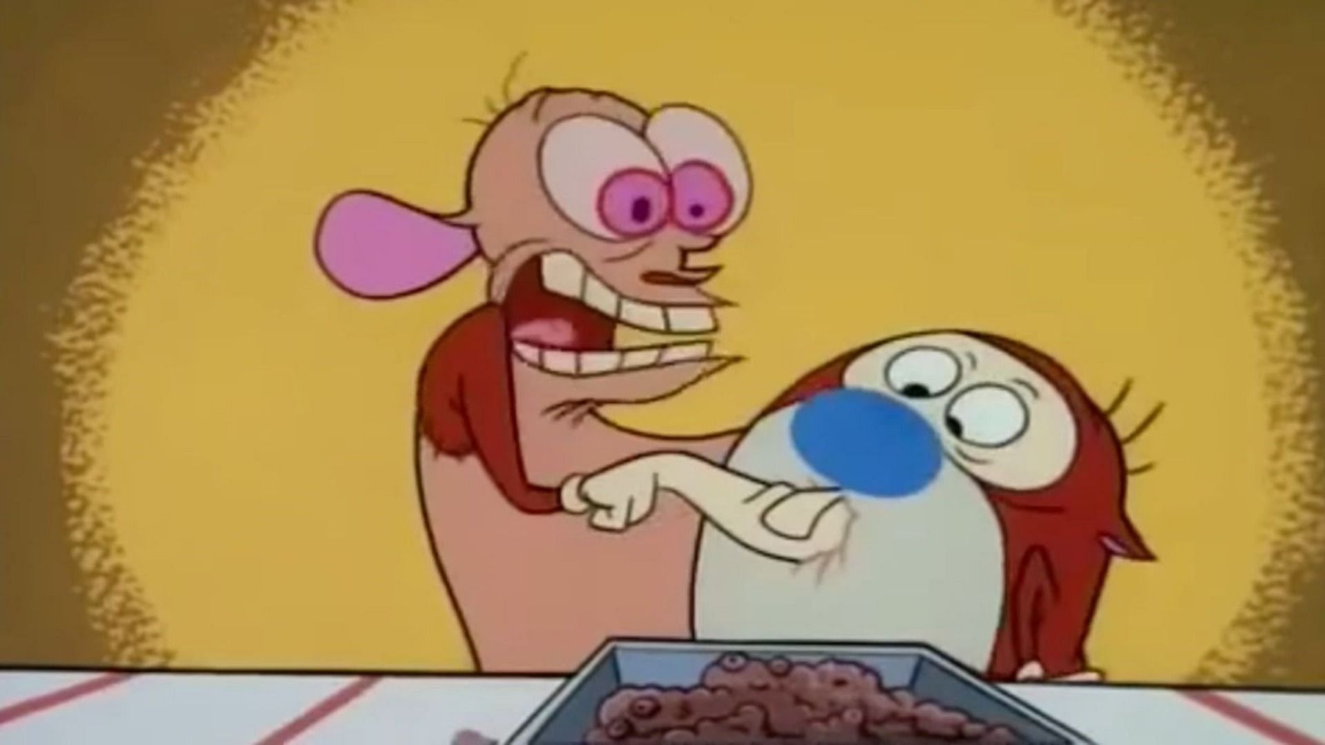A visual from The Ren and Stimpy Show (Image via Youtube/Gummybear)