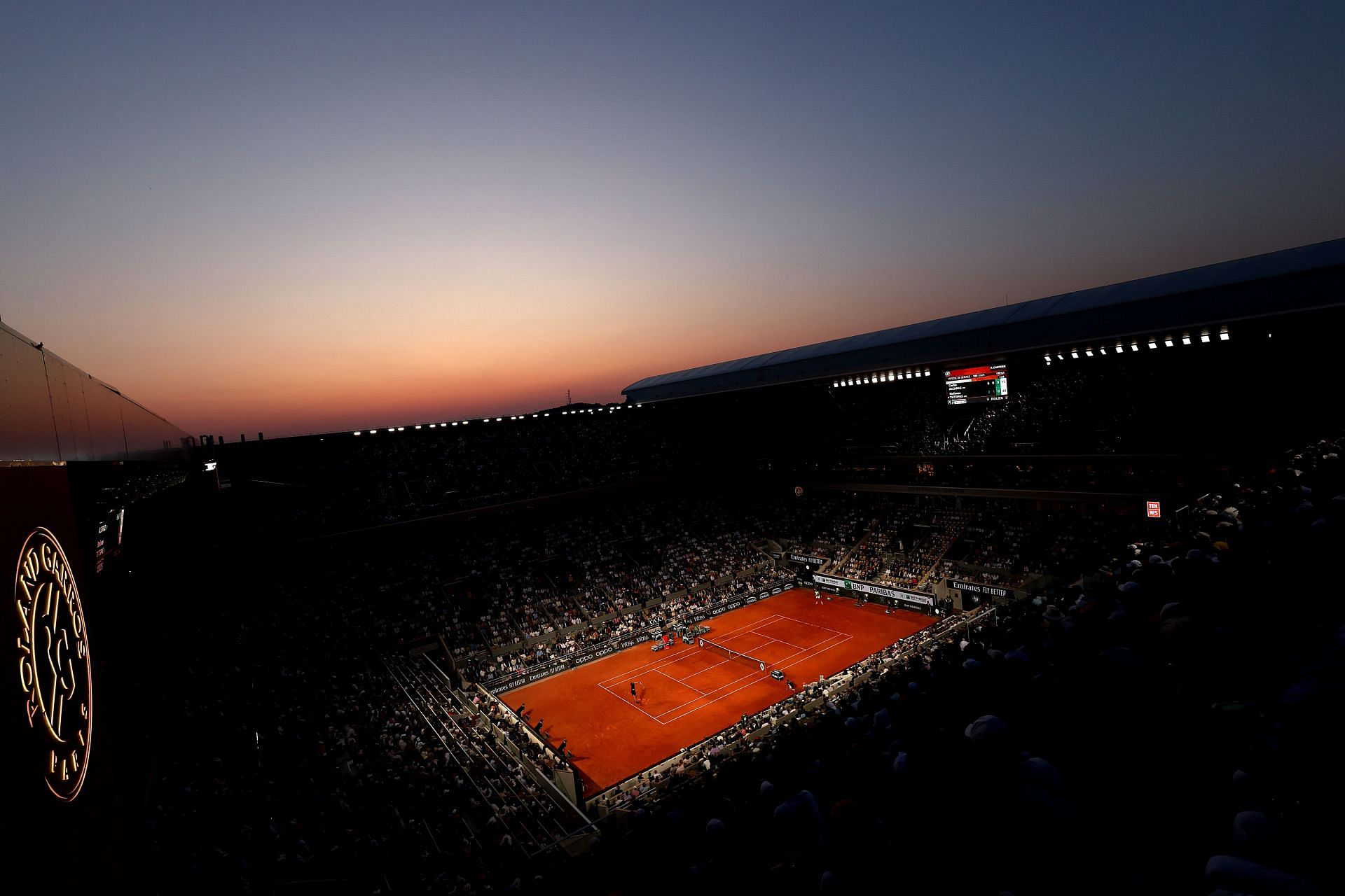 Action on Court Philippe-Chatrier will begin at 12 pm local time.