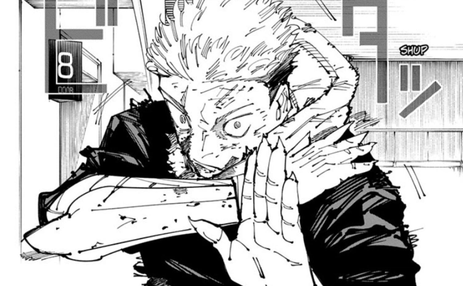 Yuji Itadori as seen in the Jujutsu Kaisen manga (Image via Shueisha)