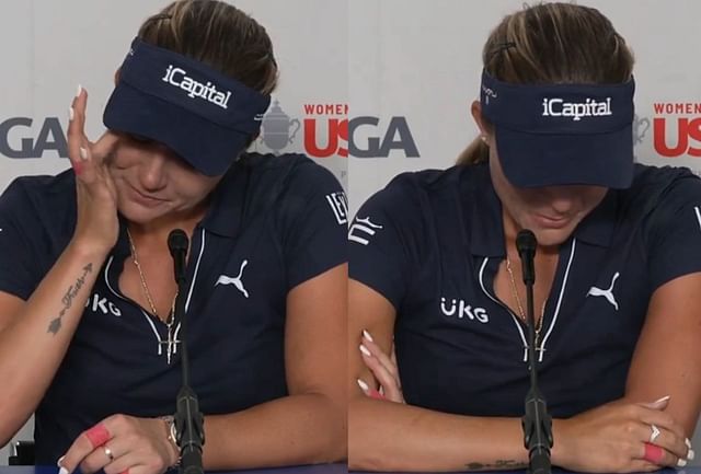 WATCH: Lexi Thompson gets emotional in her first press conference since  announcing retirement