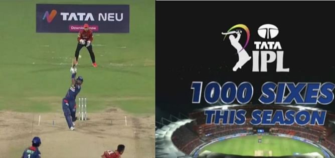 [Watch] Krunal Pandya smashes the 1000th maximum of IPL 2024 with sensational straight hit in SRH-LSG clash