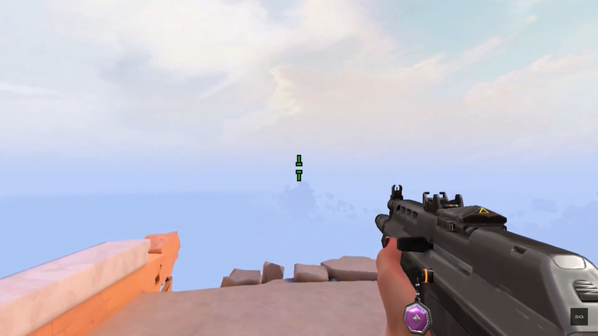 Flappy Bird crosshair (Image via YouTube/@SaneGamingYT)