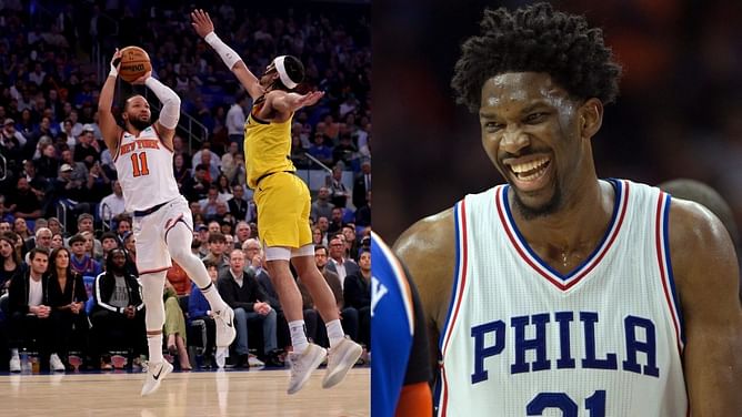 Joel Embiid drops 1-word reaction to describe Pacers-Knicks head-scratching calls in crunch time