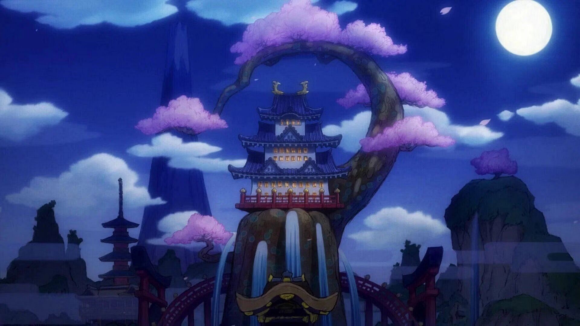 One of those One Piece islands they are probably not coming back to (Image via Toei Animation)