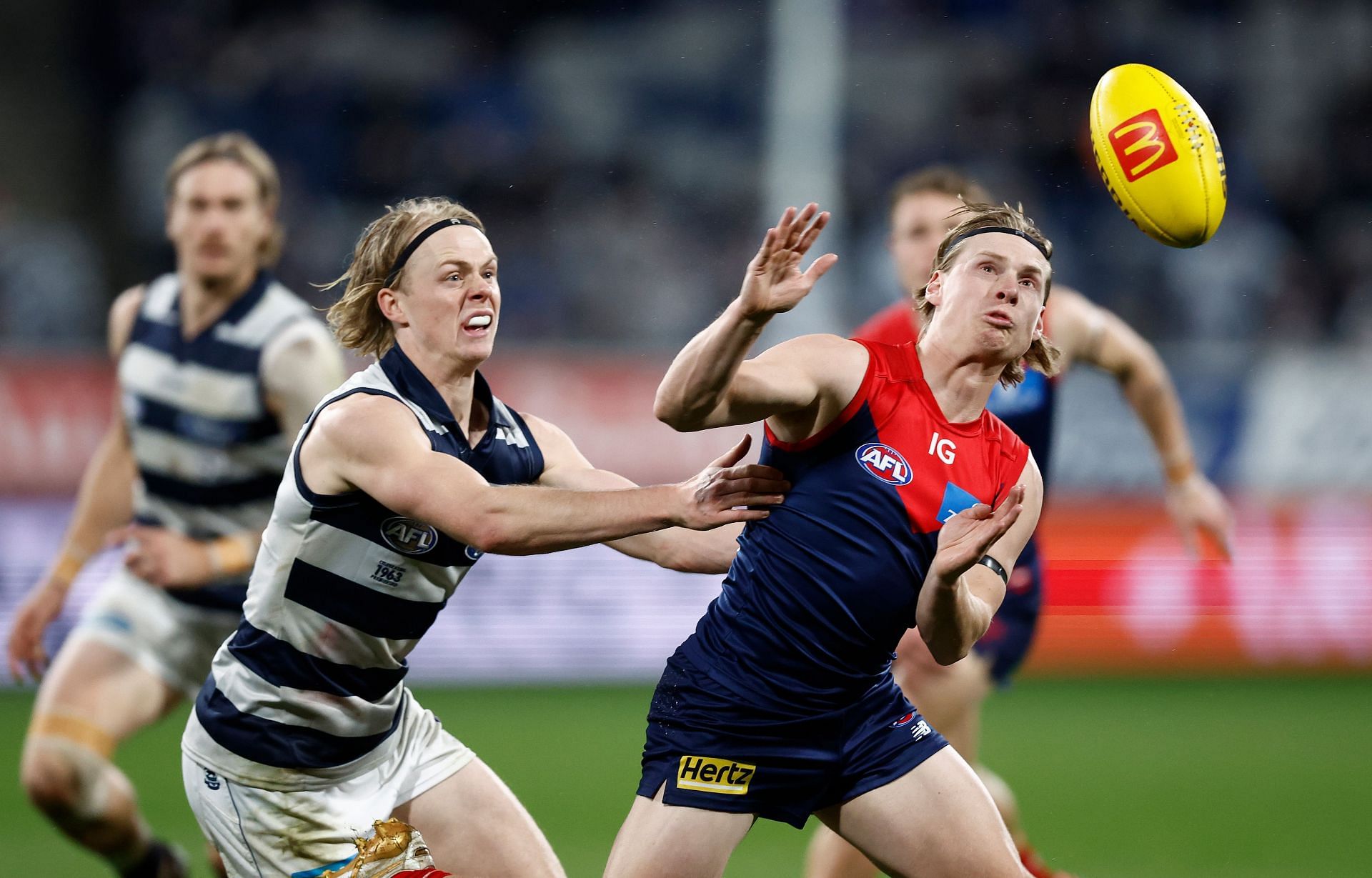 AFL games this weekend Melbourne Demons host the Cats, Richmond and