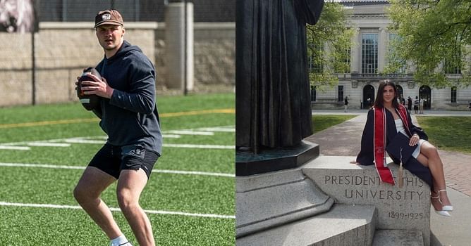 “Congrats to my graduate” - Syracuse QB Kyle McCord pens special message for GF Sophia Elizabeth