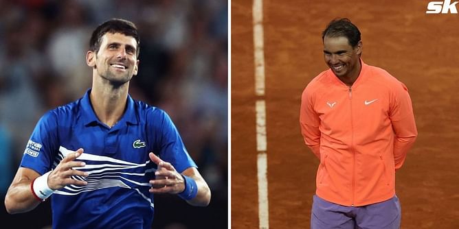 WATCH: Rafael Nadal and Novak Djokovic hug it out at French Open reunion ahead of potential 60th meeting