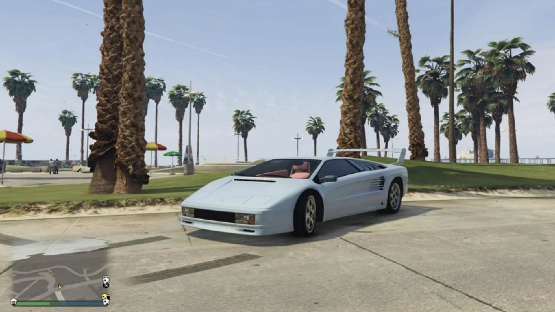 Infernus Classic parked at Vespucci Beach (Image via Rockstar Games)