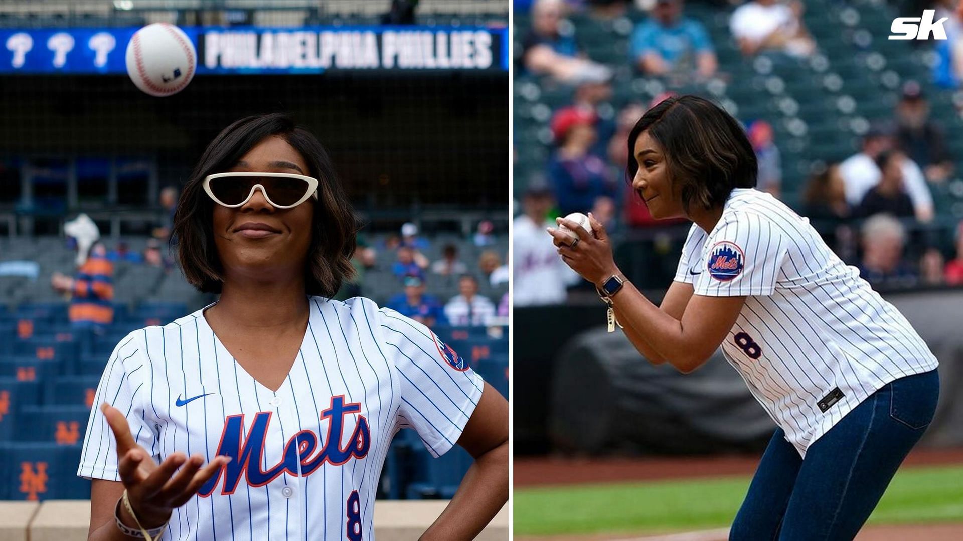 Tiffany Haddish throws out ceremonial first pitch at Citi Field