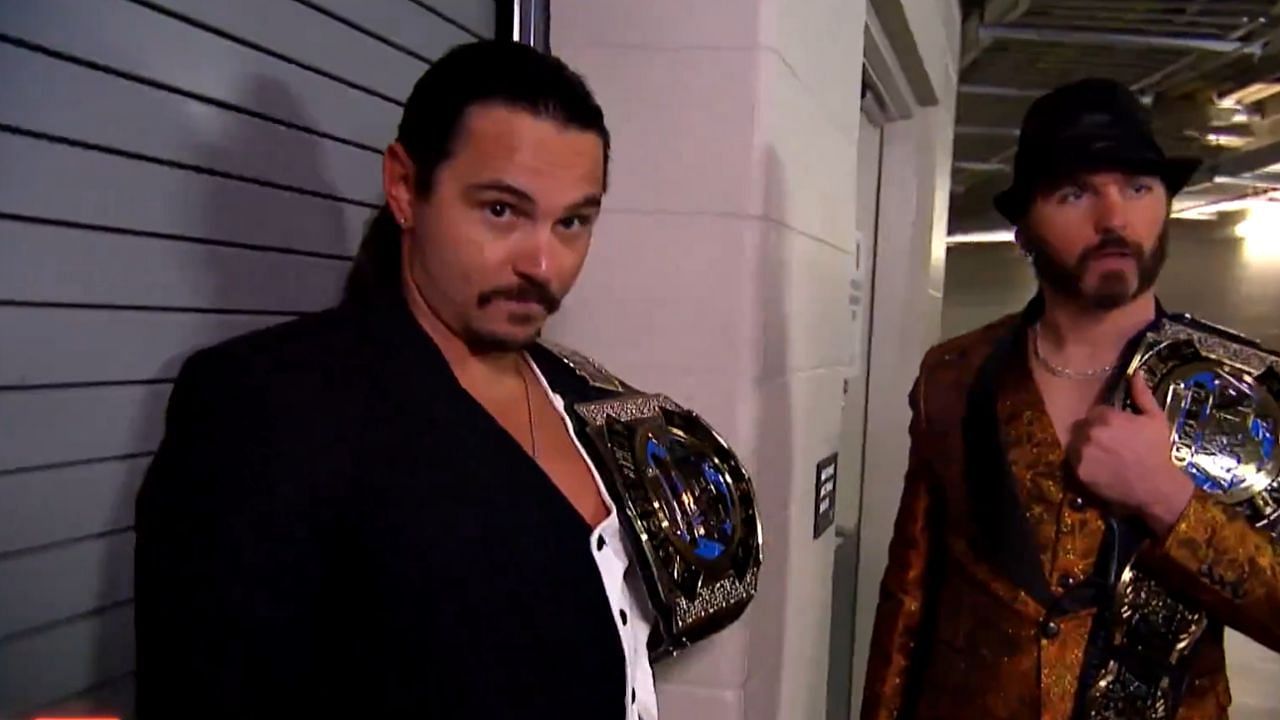 The Young Bucks were confronted by a former WWE star