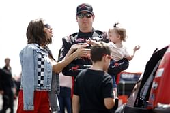 "False hope Mom": Kyle Busch's wife Samantha shares hilarious stairway experiment with family