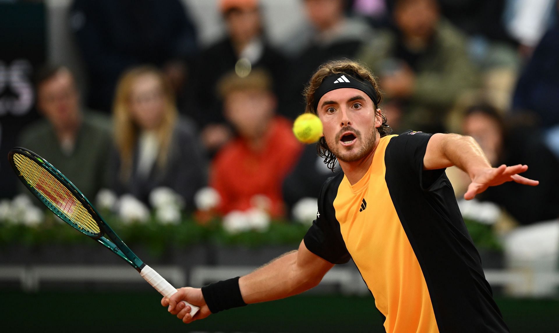 Stefanos Tsitsipas at the 2024 French Open