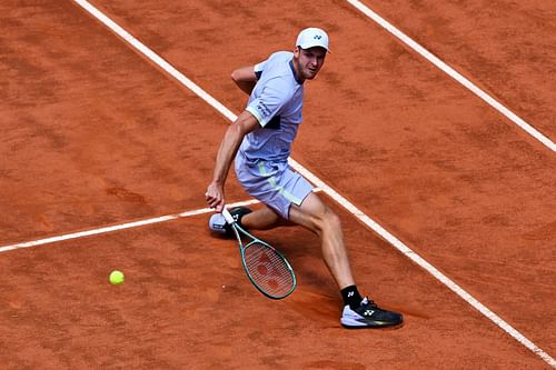 Hubert Hurkacz at the 2024 Internazionali BNL D'Italia