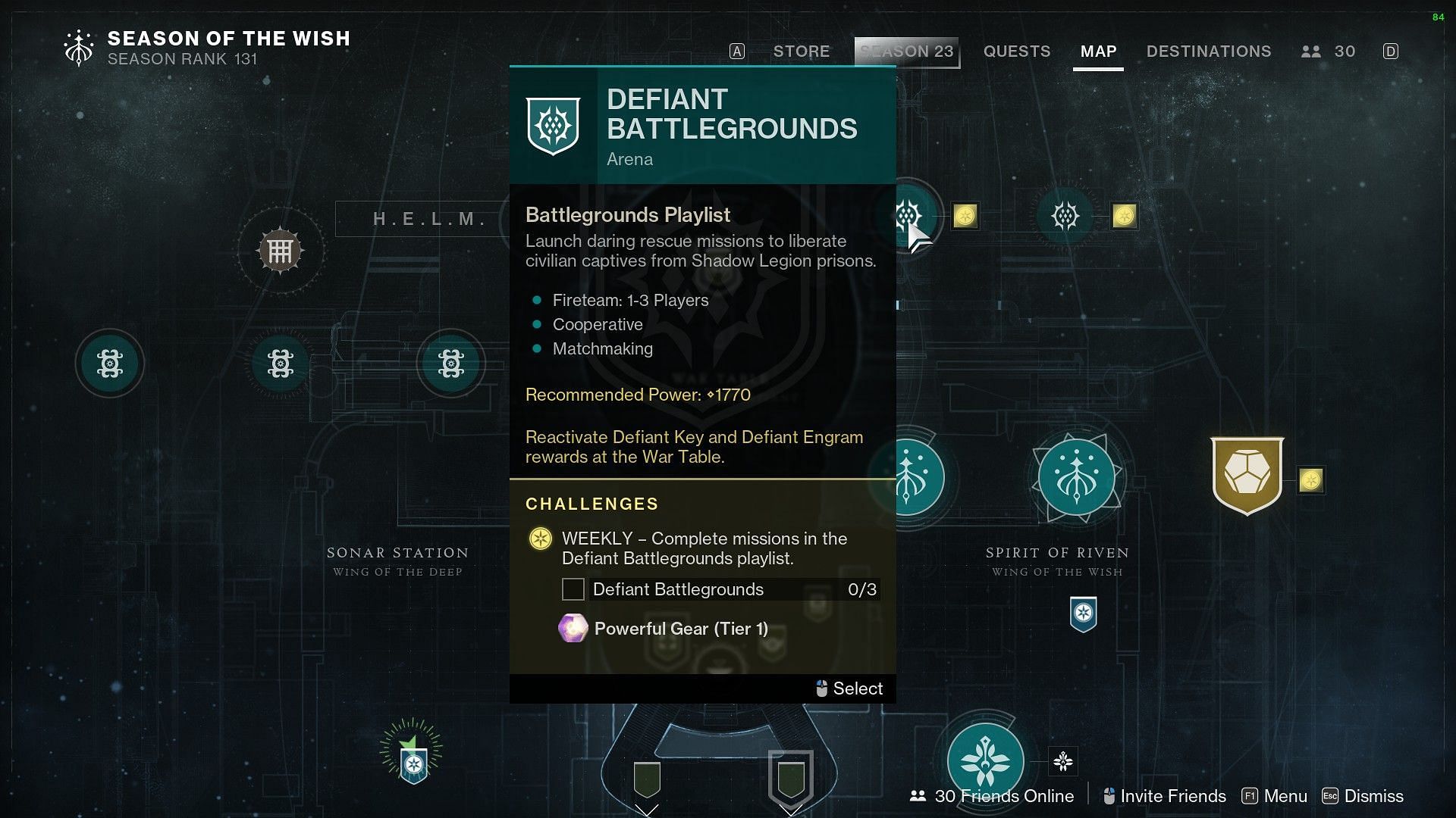 Defiant Battlegrounds in Destiny 2 (Image via Bungie)