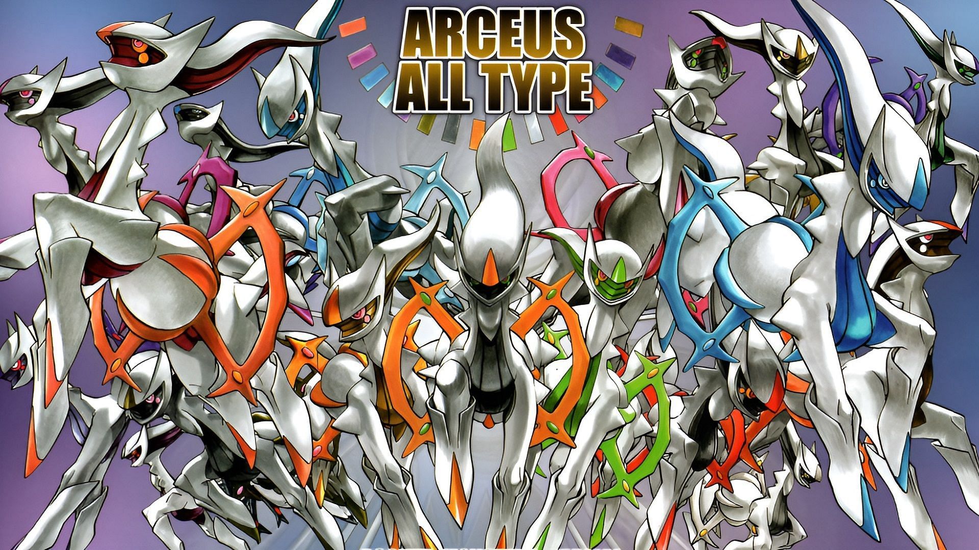 Arceus can change into all 18 elemental types, which presents a problem in Pokemon GO (Image via The Pokemon Company)