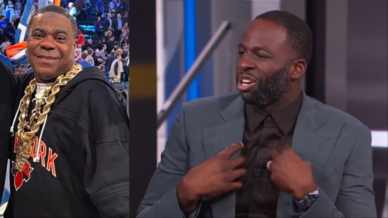 Tracy Morgan schools Draymond Green as he defends the Knicks