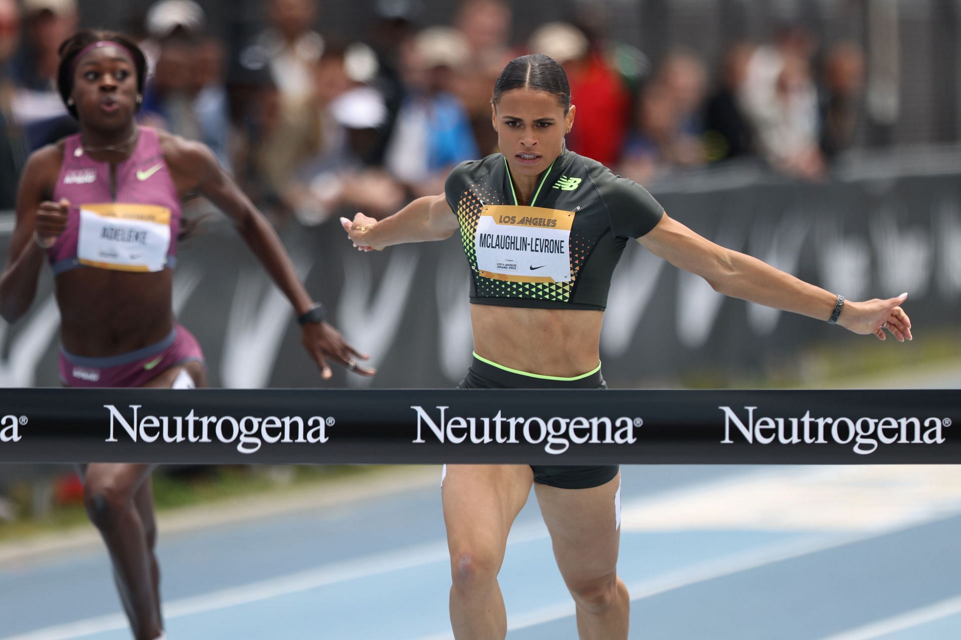 Sydney McLaughlin-Levrone at the 2024 USATF Los Angeles Grand Prix