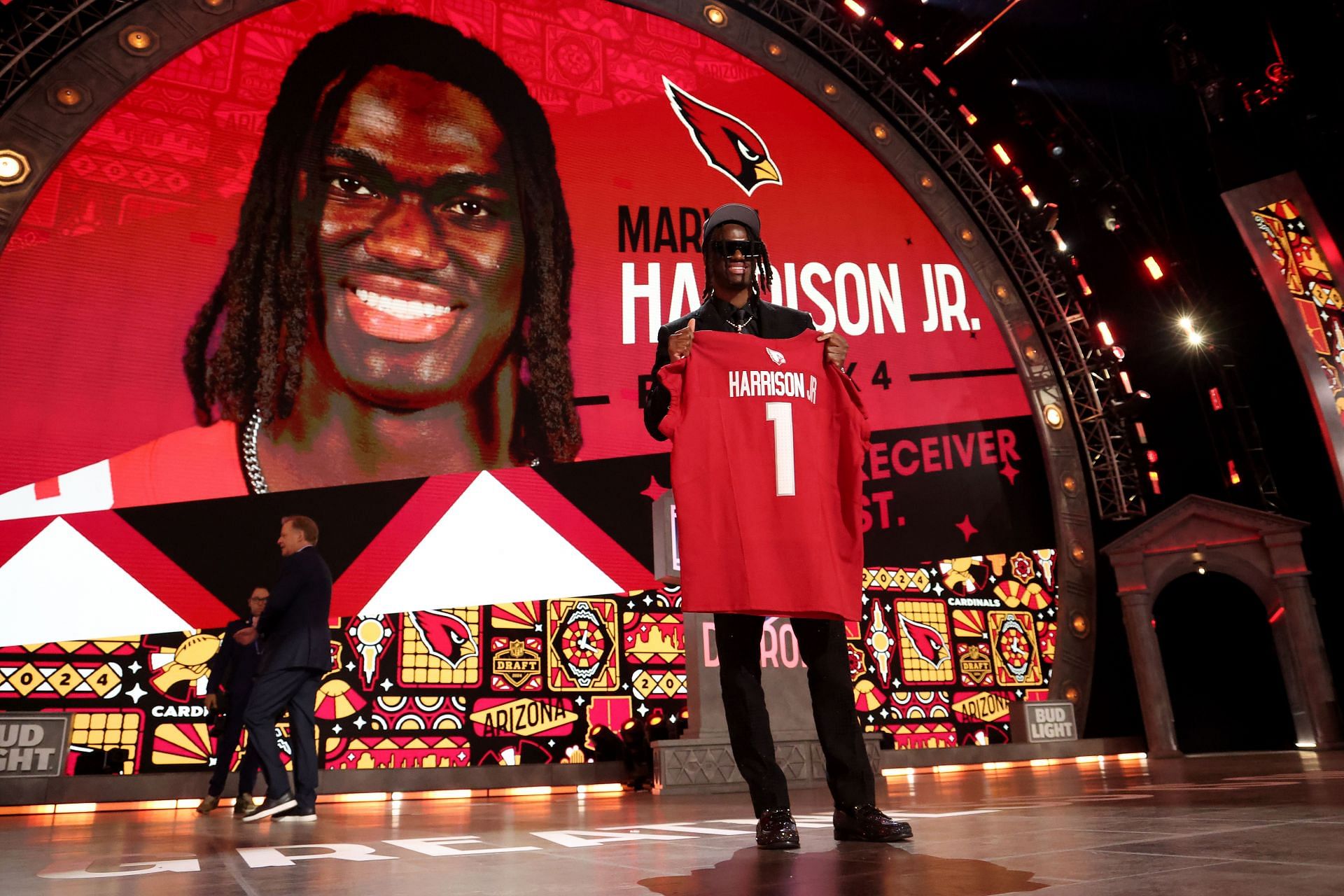 Marbin Harrison Jr. duringthe 2024 NFL Draft - Round 1
